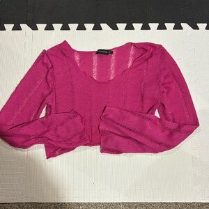 Cropped Distressed Longsleeve from PrettyLittleThing